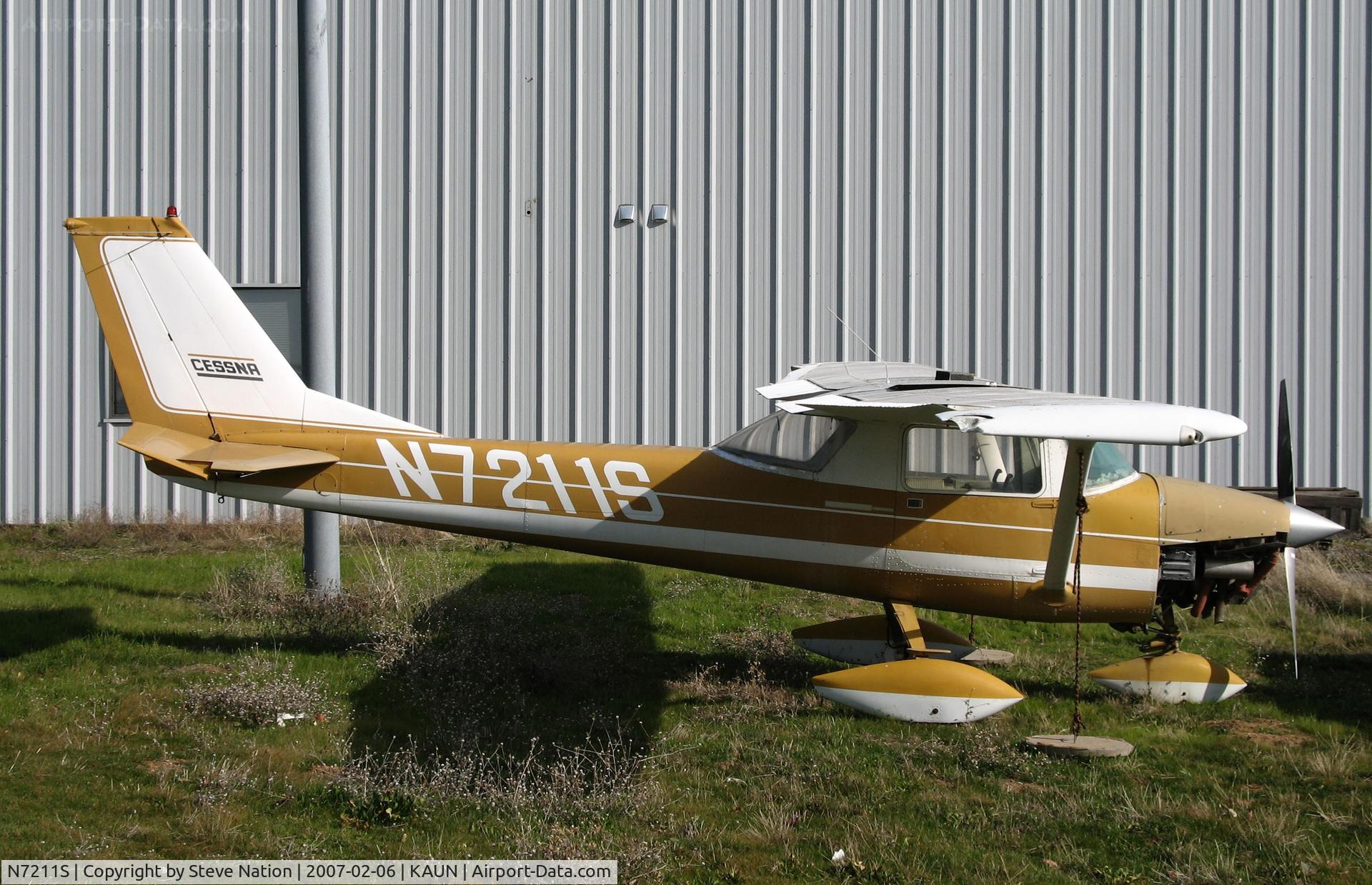 N7211S, 1967 Cessna 150H C/N 15067911, Locally-based 1967 Cessna 150H minus lower cowl panel @ Auburn Municipal Airport, CA