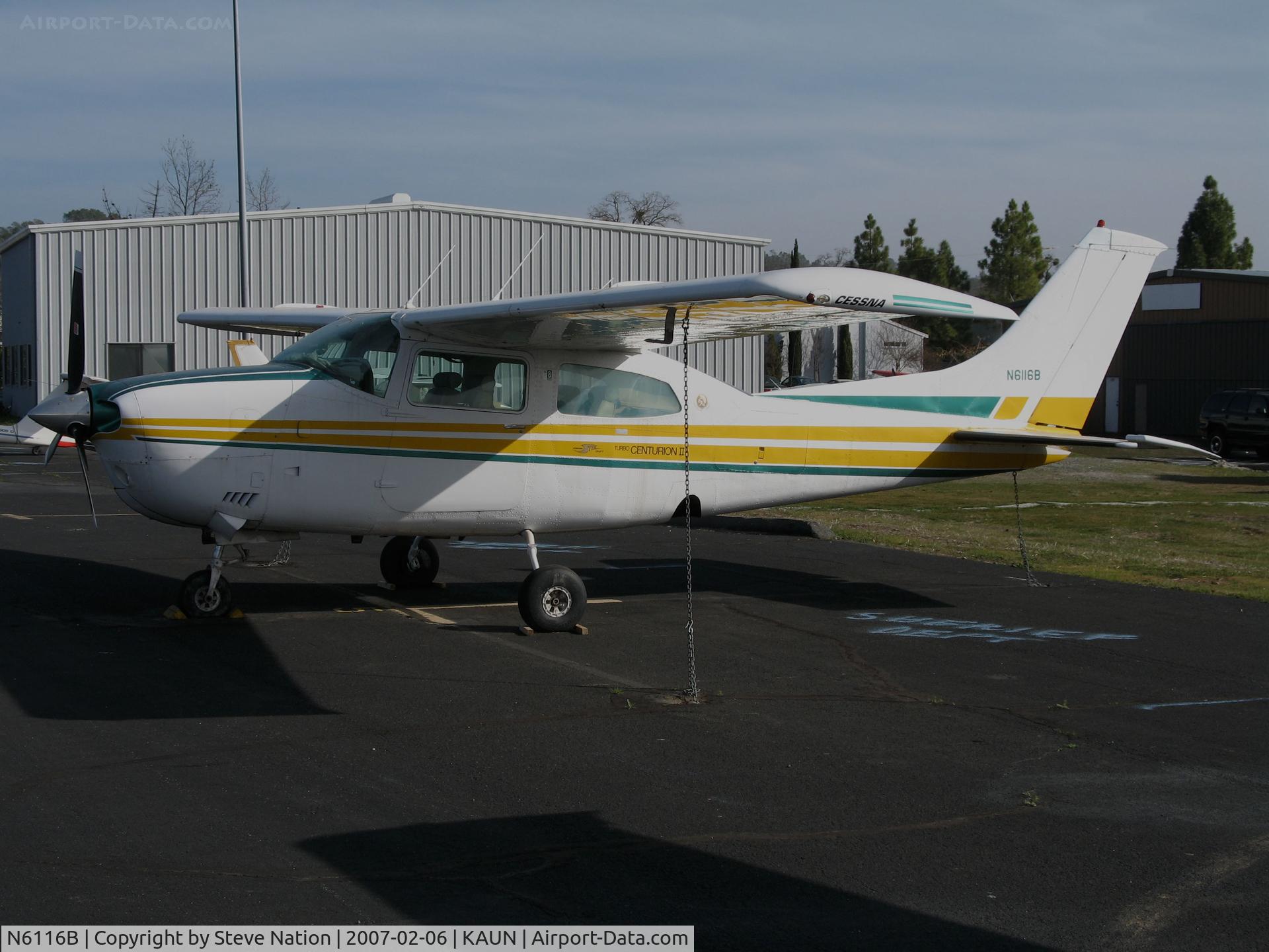 N6116B, 1978 Cessna T210M Turbo Centurion C/N 21062686, Locally-based 1978 Cessna T210M Turbo Centurion @ Auburn Municipal Airport, CA