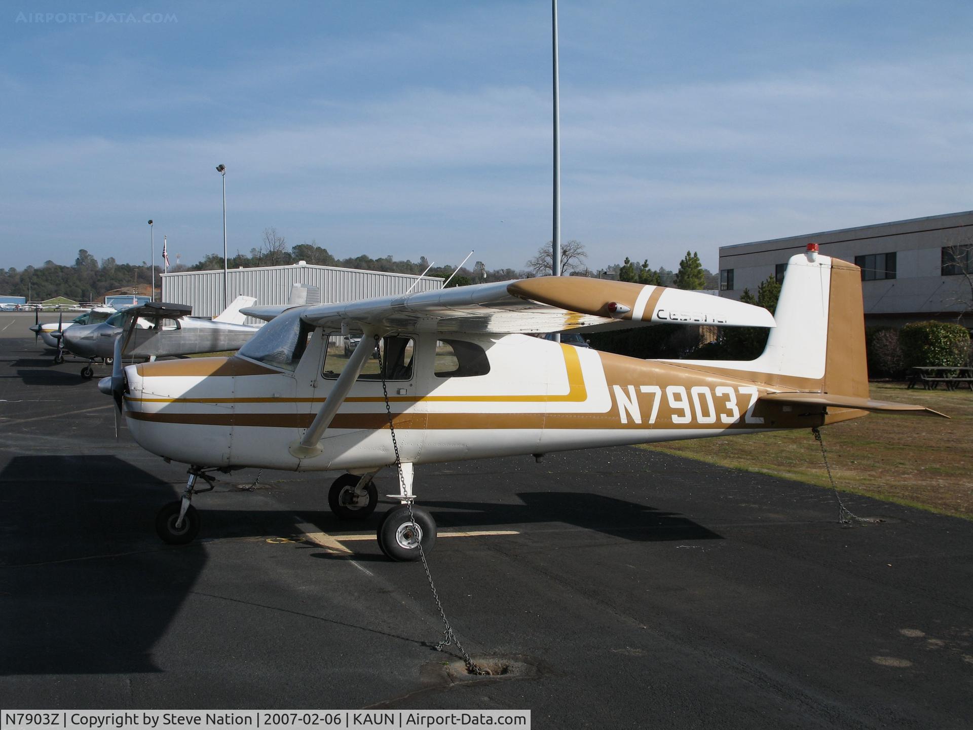 N7903Z, 1963 Cessna 150C C/N 15060003, Locally-based 1963 Cessna 150C @ Auburn Municipal Airport, CA