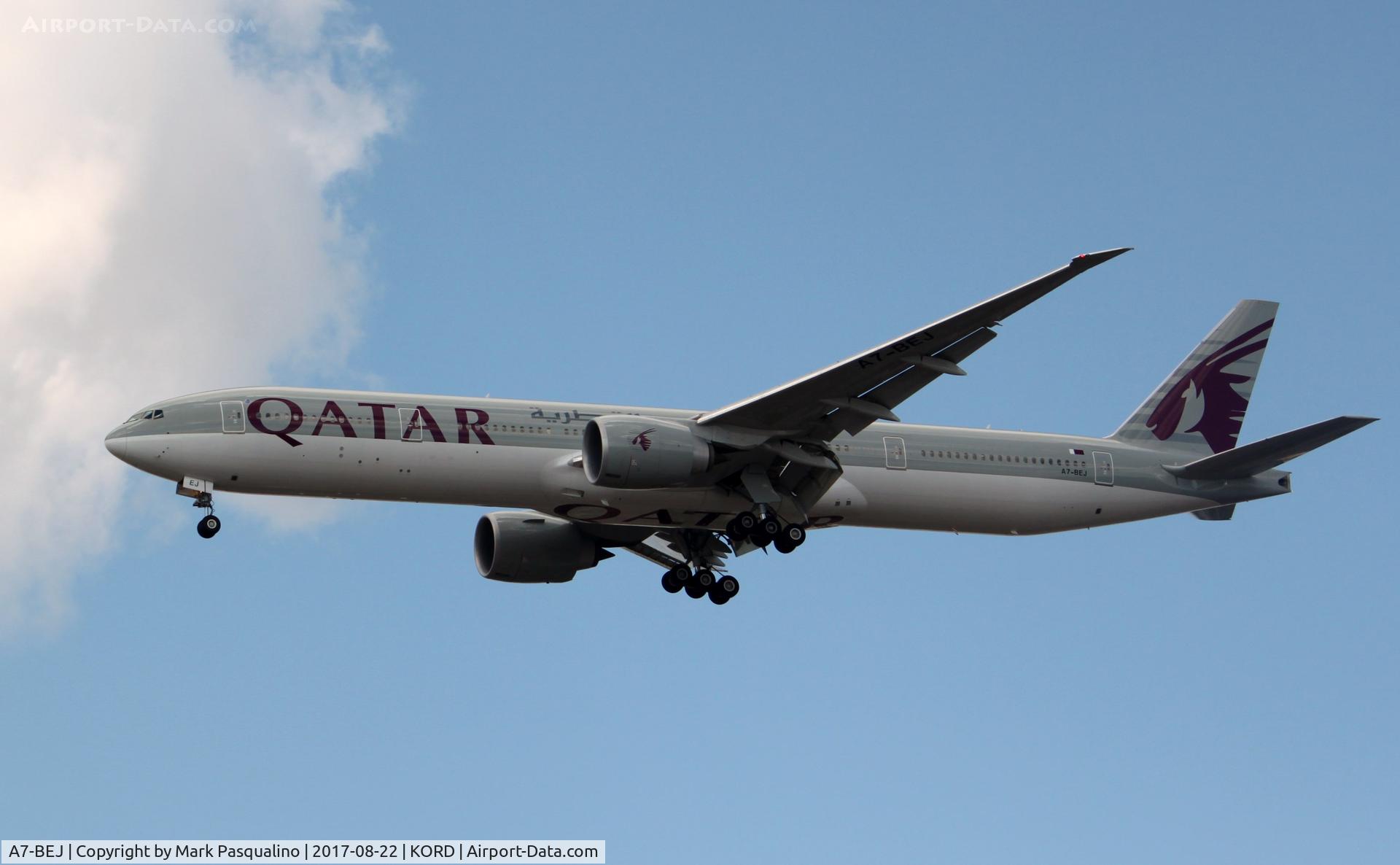 A7-BEJ, 2016 Boeing 777-3DZ/ER C/N 60336, Boeing 777-300ER