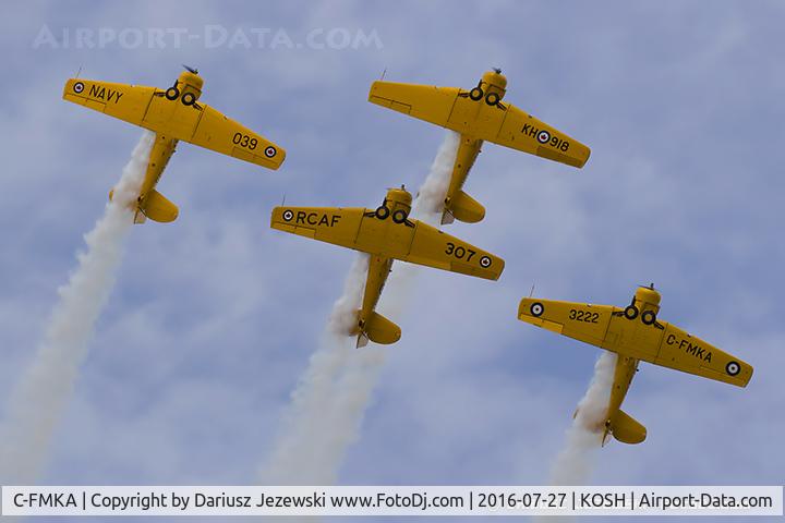 C-FMKA, 1941 Noorduyn AT-16 Harvard II C/N 75-3496, Canadian Harvard Aerobatic Team, C-FMKA