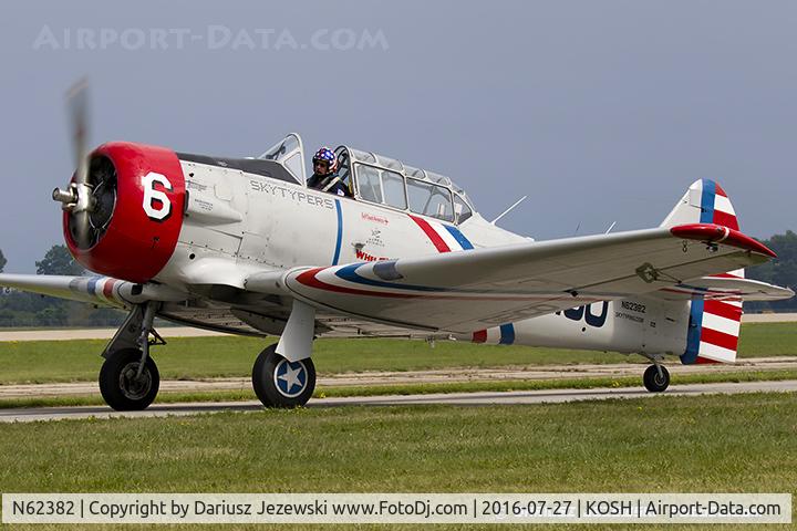 N62382, 1940 North American SNJ-2 Texan C/N 2039, North American SNJ-2 Texan  C/N 2039 - Geico Skytypers, N62382