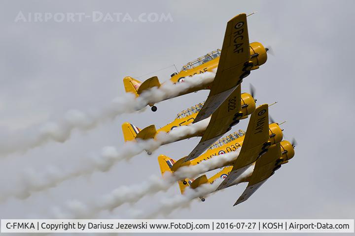 C-FMKA, 1941 Noorduyn AT-16 Harvard II C/N 75-3496, Canadian Harvard Aerobatic Team, C-FMKA