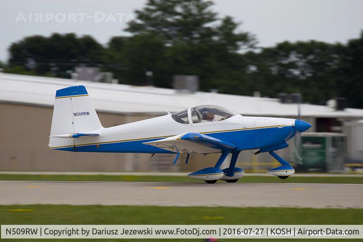 N509RW, 2003 Vans RV-9A C/N 90260, Vans RV-9A  C/N 90260, N509RW