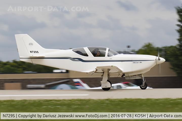N729S, 1986 Stoddard-Hamilton Glasair RG C/N 455R, Glasair RG  C/N 455R, N729S