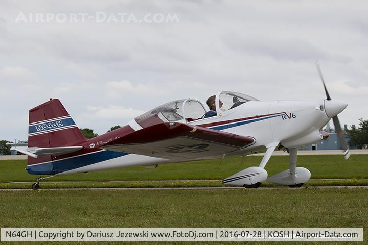 N64GH, 2000 Vans RV-6 C/N 24683, Vans RV-6  C/N 24683, N64GH