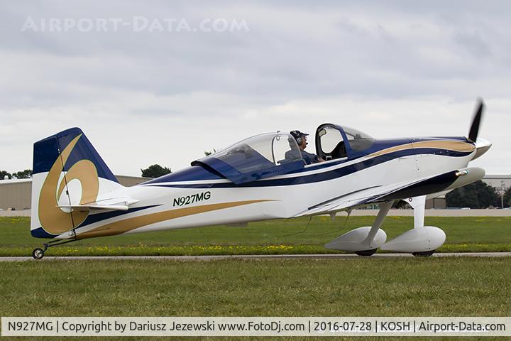 N927MG, Vans RV-6 C/N 24634, Vans RV-6  C/N 24634, N927MG