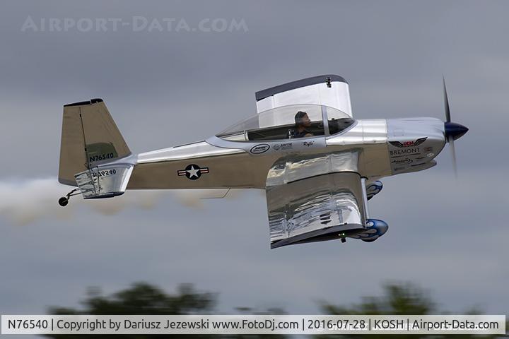 N76540, Vans RV-8 C/N 80733, Vans RV-8  C/N 80733, N76540
