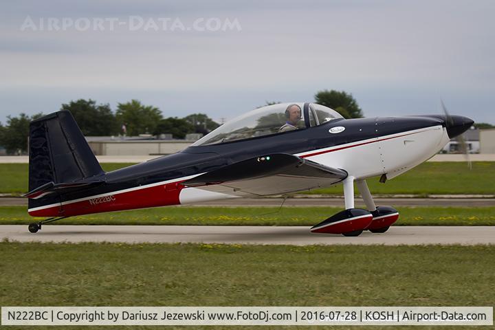 N222BC, 2003 Vans RV-8 C/N 80457, Vans RV-8  C/N 80457, N222BC