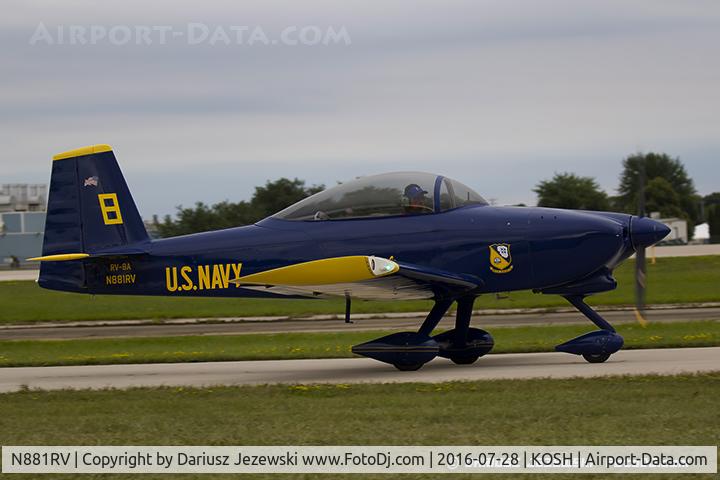 N881RV, 2004 Vans RV-8A C/N 81574, Vans RV-8A  C/N 81574, N881RV