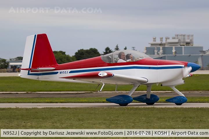 N952J, Vans RV-7A C/N 73186, Vans RV-7A  C/N 73186, N952J