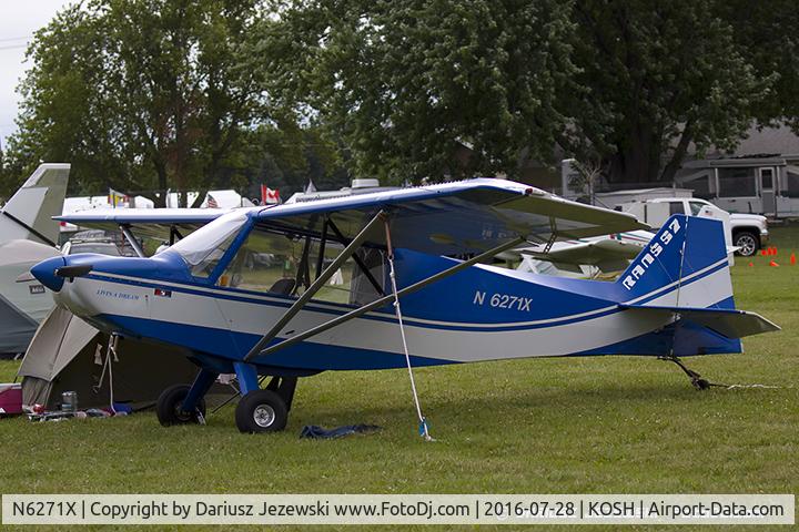 N6271X, 1997 Rans S-7 Courier C/N 0196170, Rans S-7 Courier  C/N 196170, N6271X