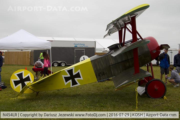 N454LR, Fokker Dr.1 Triplane Replica C/N 2079, Fokker Dr.1 Triplane (replica)  C/N 2079, NX454LR