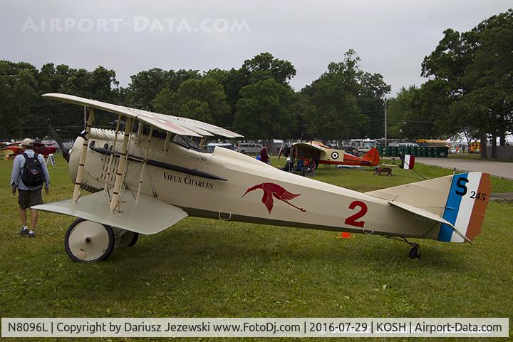 N8096L, 1999 SPAD S-VII Replica C/N 1999, Spad S-VII (replica)  C/N 1999, N8096L