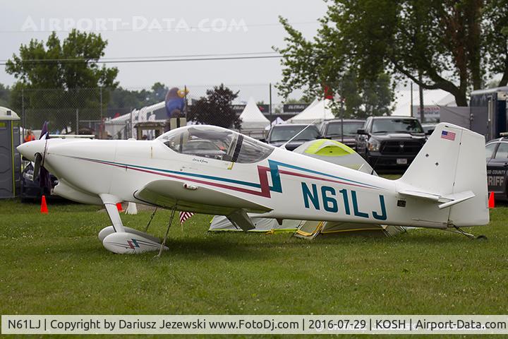 N61LJ, 1994 Vans RV-6 C/N 20464, Vans RV-6  C/N 20464, N61LJ