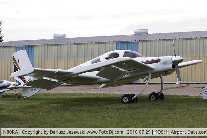 N80RA, 1984 Rutan Model 72 Grizzly C/N 001, Rutan Model 72 Grizzly  C/N 1, N80RA