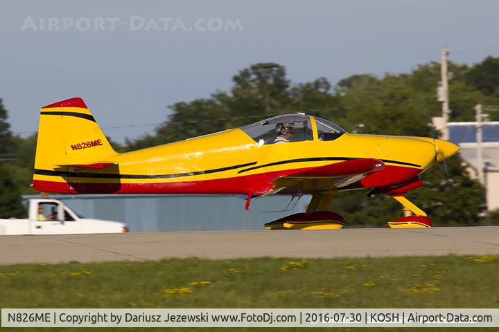 N826ME, Vans RV-6A C/N 25249, Vans RV-6A  C/N 25249, N826ME