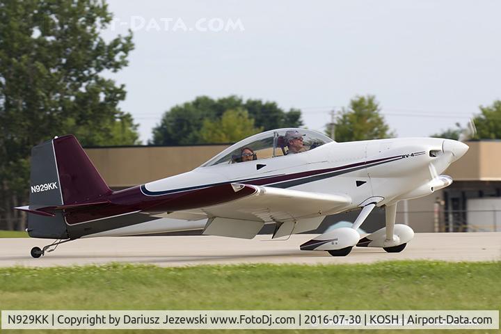N929KK, 2002 Vans RV-4 C/N 1195, Vans RV-4  C/N 1195, N929KK