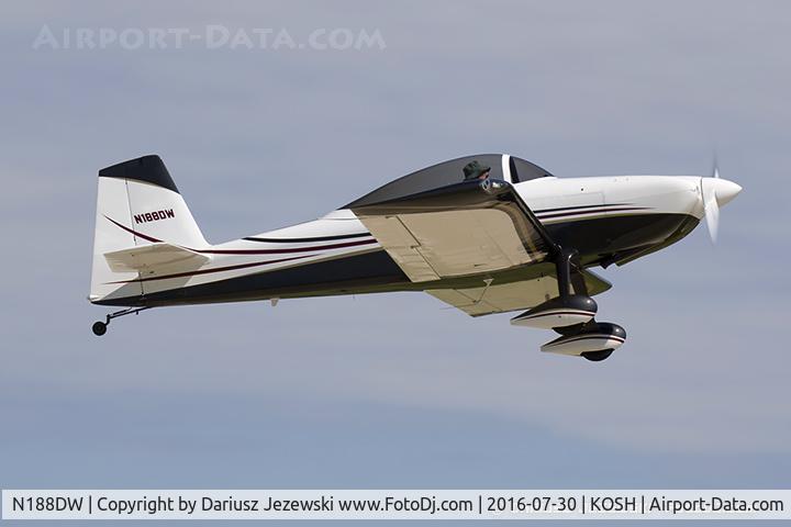 N188DW, 2012 Vans RV-8 C/N 83626, Vans RV-8  C/N 83626, N188DW