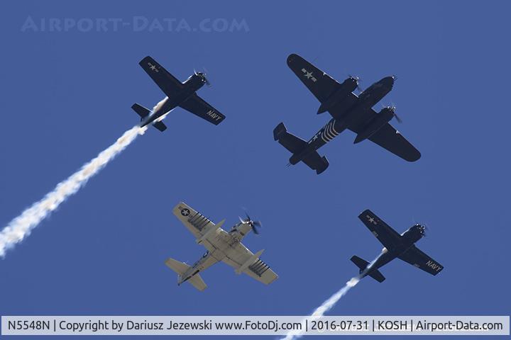 N5548N, 1943 North American B-25H Mitchell C/N 98-21107, North American B-25H Mitchell 