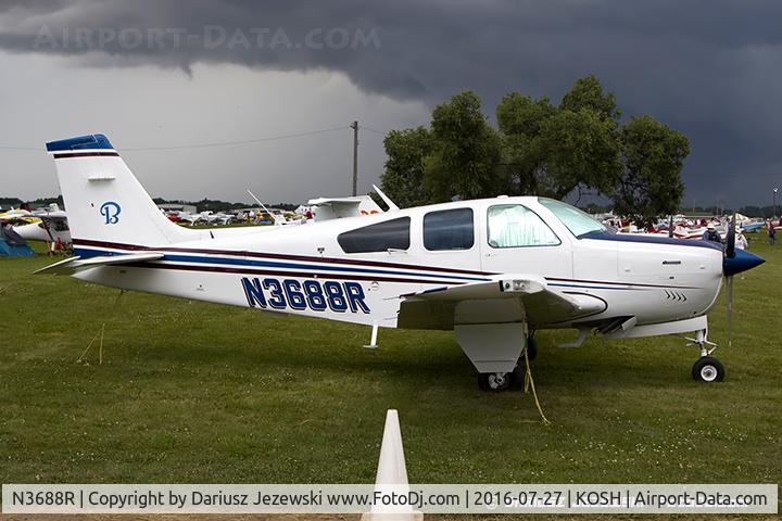 N3688R, 1980 Beech F33A Bonanza C/N CE-918, Beech F33A Bonanza  C/N CE-918, N3688R