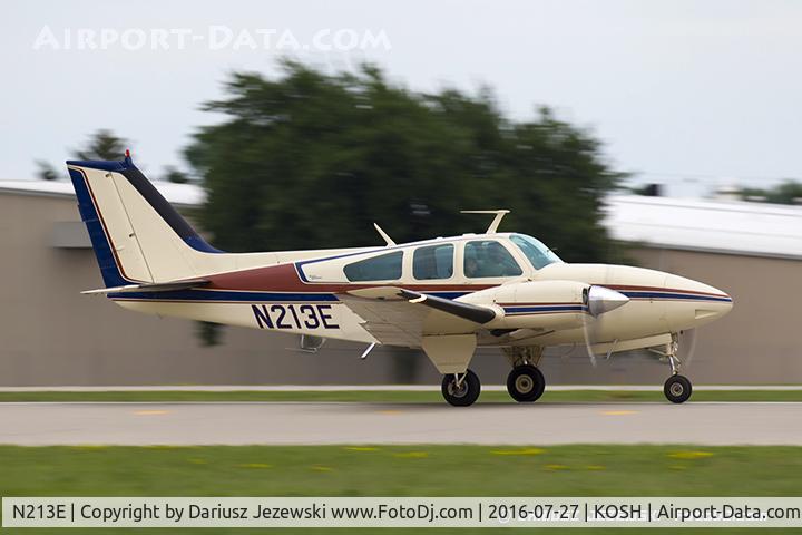 N213E, 1965 Beech C55 Baron (95-C55) C/N TE-40, Beech 95-C55 Baron  C/N TE-40, N213E