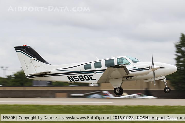 N580E, 1995 Beech 58 Baron C/N TH-1758, Beech 58 Baron  C/N TH-1758, N580E
