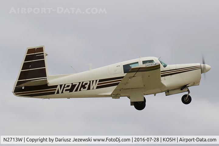 N2713W, 1966 Mooney M20C Ranger C/N 3334, Mooney M20C Ranger  C/N 3334, N2713W