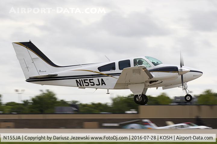 N155JA, 1976 Beech 95-B55 (T42A) Baron C/N TC-1993, Beech 95-B55 Baron (T42A)  C/N TC-1993, N155JA