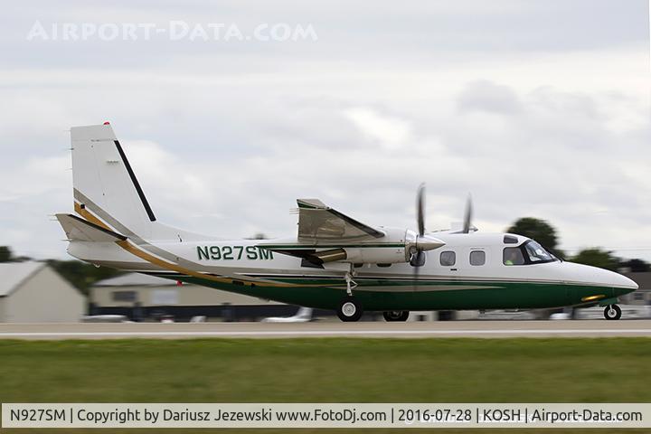 N927SM, 1982 Gulfstream 690D C/N 15013, Gulfstream American Corp 690D  C/N 15013, N927SM