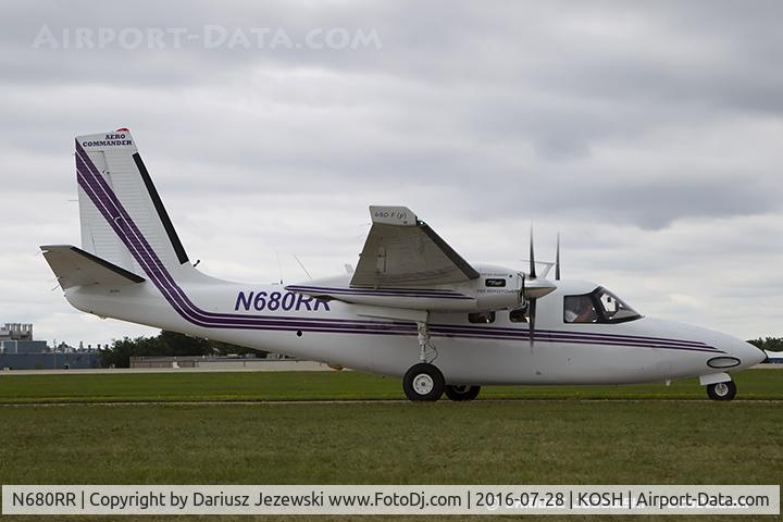N680RR, 1963 Aero Commander 680-F C/N 1361-139, Aero Commander 680-F  C/N 1361-139, N680RR