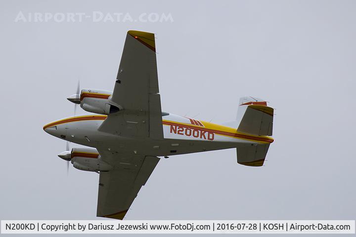 N200KD, 1958 Beech 95 Travel Air C/N TD-176, Beech 95  C/N TD-176, N200KD