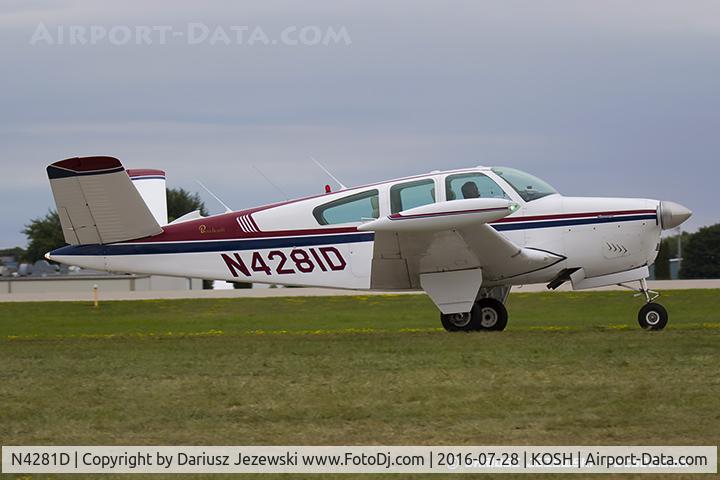 N4281D, 1956 Beech G35 Bonanza C/N D-4499, Beech G35 Bonanza  C/N D-4499, N4281D