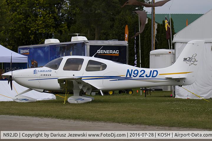 N92JD, 2004 Cirrus SR20 G2 C/N 1468, Cirrus SR20 G2  C/N 1468, N92JD