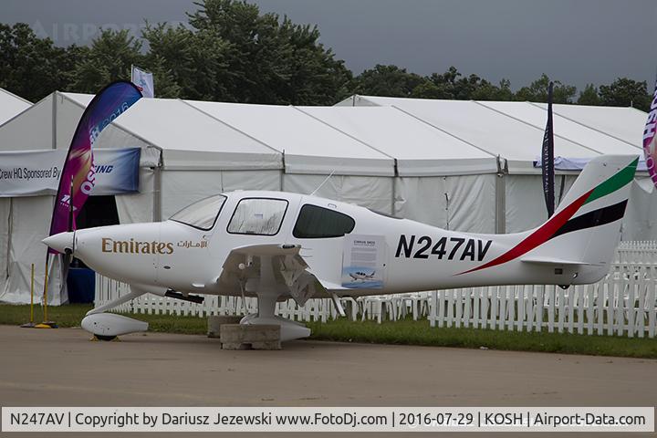 N247AV, 2016 Cirrus SR20 C/N 2311, Cirrus SR20  C/N 2311, N247AV