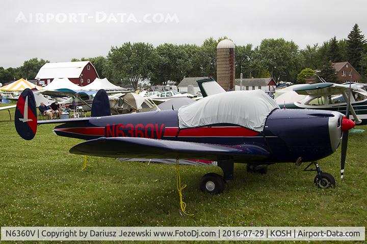 N6360V, 1965 Alon A2 Aircoupe C/N A-36, Alon A-2 Aircoupe  C/N A-36, N6360V