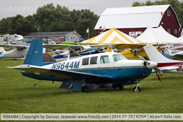 N9644M, 1966 Mooney M20F Executive C/N 670221, Mooney M20F Executive  C/N 670221, N9644M