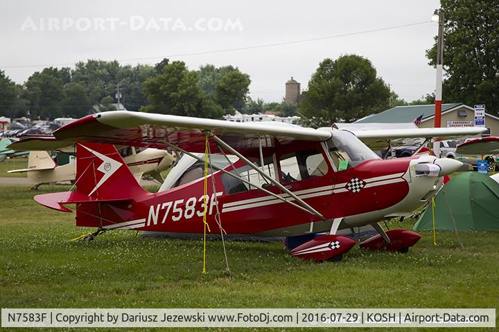 N7583F, 1970 Champion 7ECA Citabria C/N 739-70, Champion 7ECA Citabria  C/N 739-70, N7583F