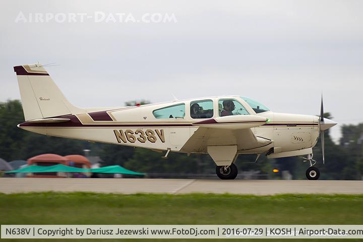 N638V, Beech 35-33 Debonair C/N CD-80, Beech 35-33 Debonair  C/N CD-80, N638V