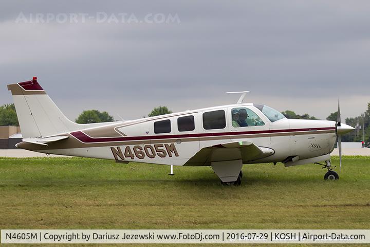 N4605M, 1978 Beech A36 Bonanza 36 C/N E-1246, Beech A36 Bonanza 36  C/N E-1246 , N4605M