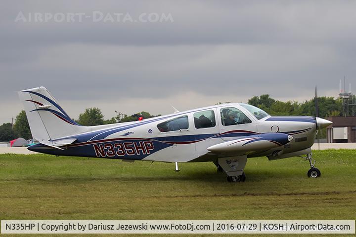 N335HP, 1992 Beech F33A Bonanza C/N CE1663, Beech F33A Bonanza  C/N CE1663, N335HP