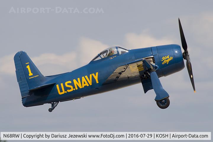 N68RW, 1947 Grumman F8F-2 (G58) Bearcat C/N D.1162, Grumman F8F-2 Bearcat 