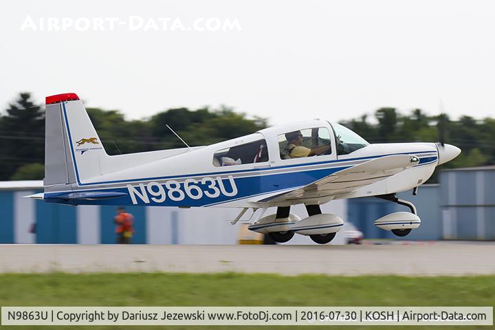 N9863U, 1976 Grumman American AA-5A Cheetah C/N AA5A0263, American Aviation AA-5A Cheetah  C/N AA5A0263, N9863U