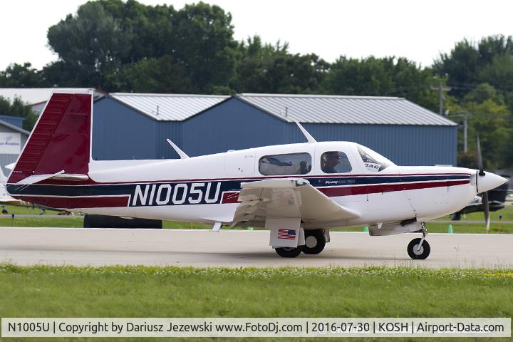 N1005U, Mooney M20K C/N 25-1210, Mooney M20K  C/N 25-1210, N1005U