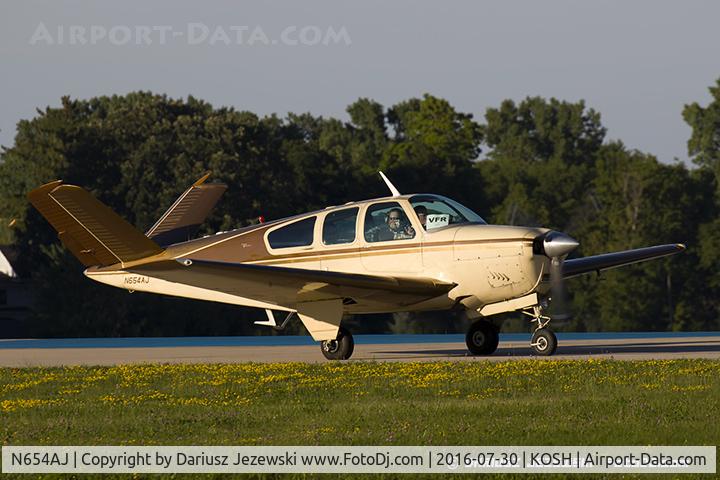 N654AJ, 1964 Beech S35 Bonanza C/N D-7474, Beech S35 Bonanza  C/N D-7474, N654AJ