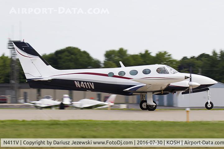 N411V, 1973 Cessna 340 C/N 340-0250, Cessna 340  C/N 340-0250, N411V