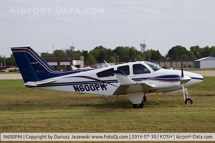 N600PM, 1977 Beech 95-B55 (T42A) Baron C/N TC-2082, Beech 95-B55 Baron  C/N TC-2082, N600PM