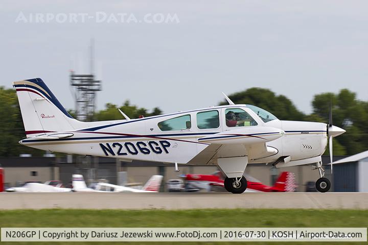 N206GP, 1978 Beech F33A Bonanza C/N CE-754, Beech F33A Bonanza  C/N CE-754, N206GP