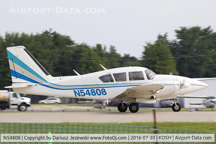 N54808, 1975 Piper PA-23-250 Aztec C/N 277554106, Piper PA-23-250 Aztec  C/N 277554106, N54808