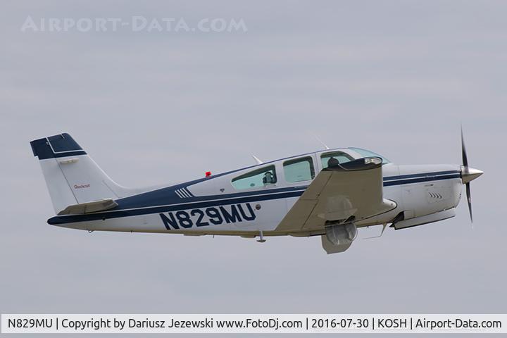 N829MU, 1990 Beech F33A Bonanza C/N CE-1483, Beech F33A Bonanza  C/N CE-1483, N829MU